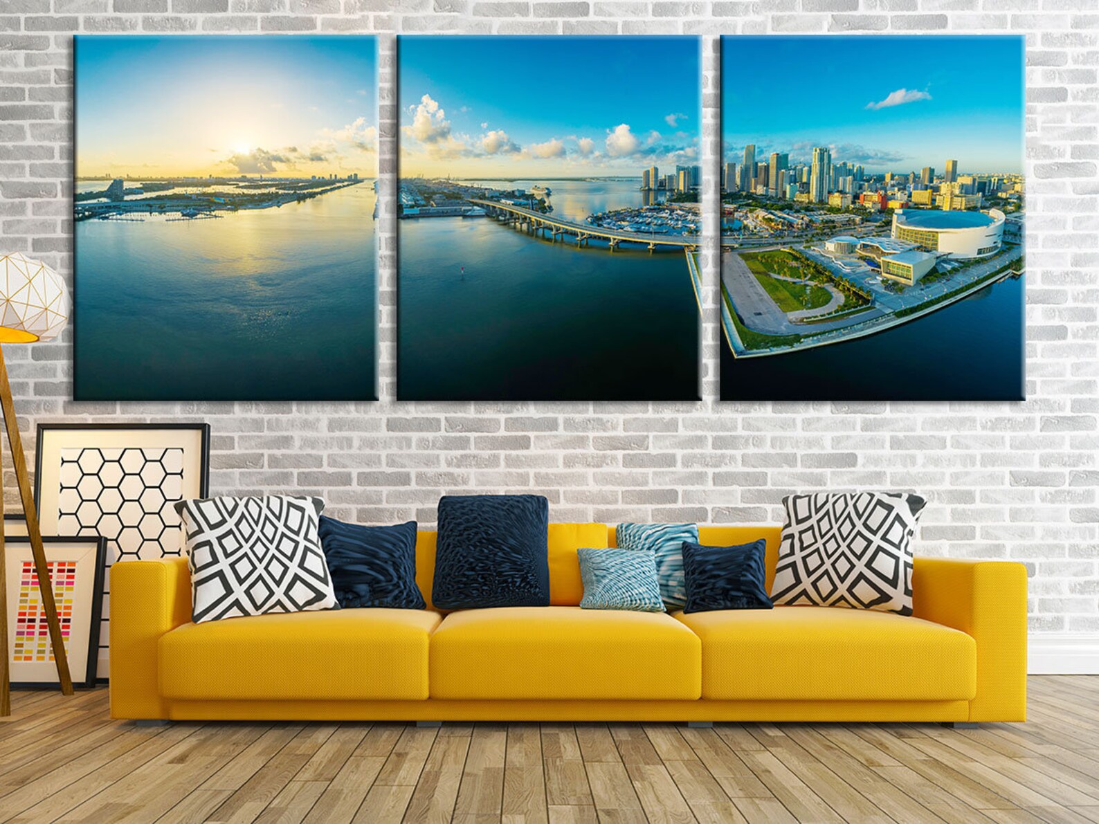 Miami wall decor Florida modern print Coast wall art print Etsy