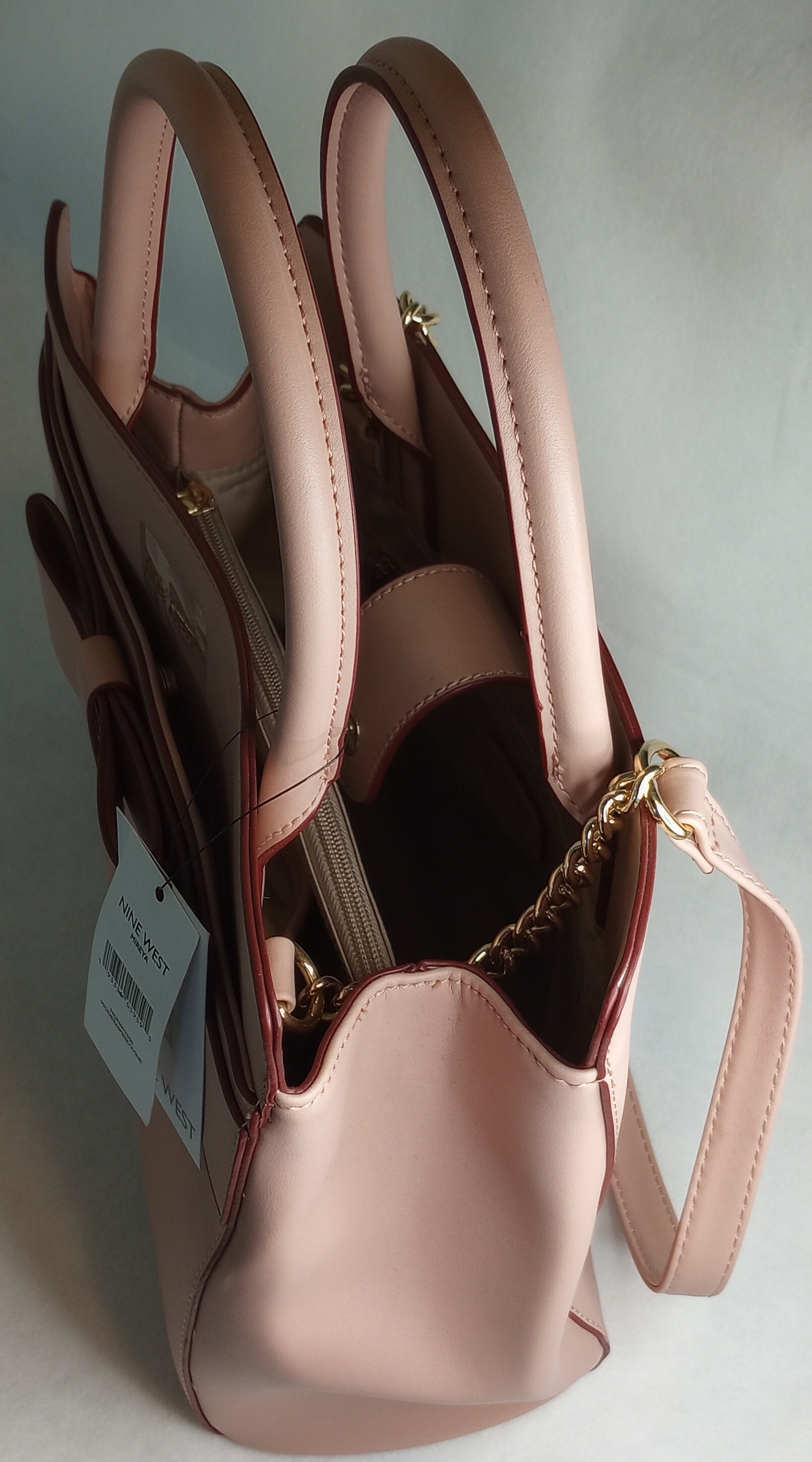 Buy the Nine West Pink Floral Purse | GoodwillFinds
