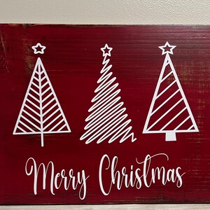 Merry Christmas Wooden sign