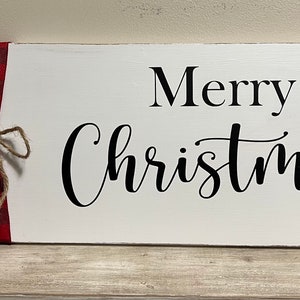 Merry Christmas Wooden sign