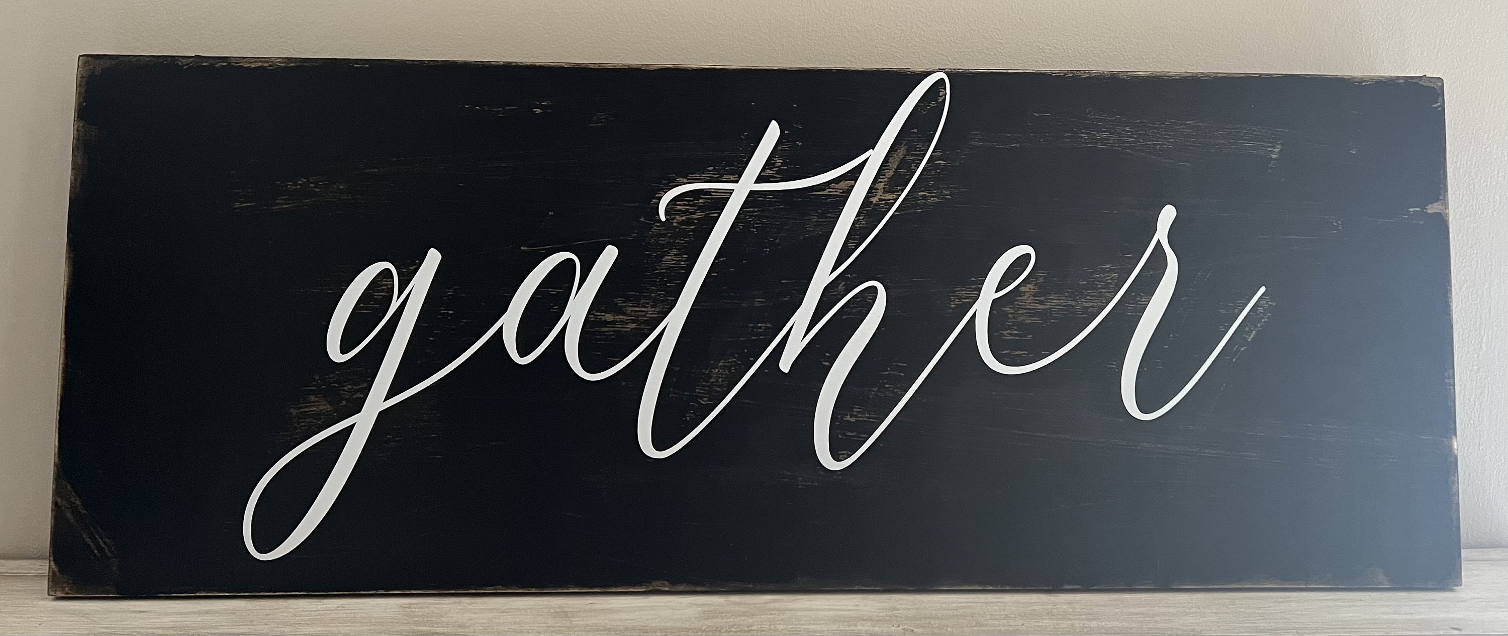 Gather Wooden Sign - Etsy