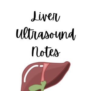Ultrassom de fígado DOWNLOAD Notas de aula PDF Escola de ultrassom para estudantes de ultrassom no abdômen e pequenas partes, notas em PDF para download