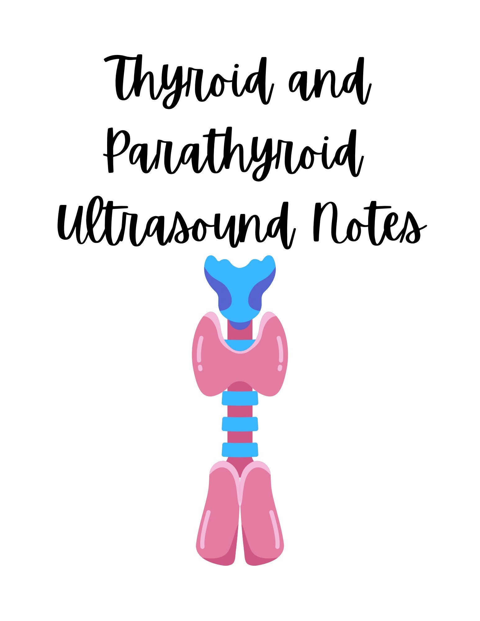 Thyroid and Parathyroid Ultrasound DOWNLOAD Notes PDF Ultrasound School ...