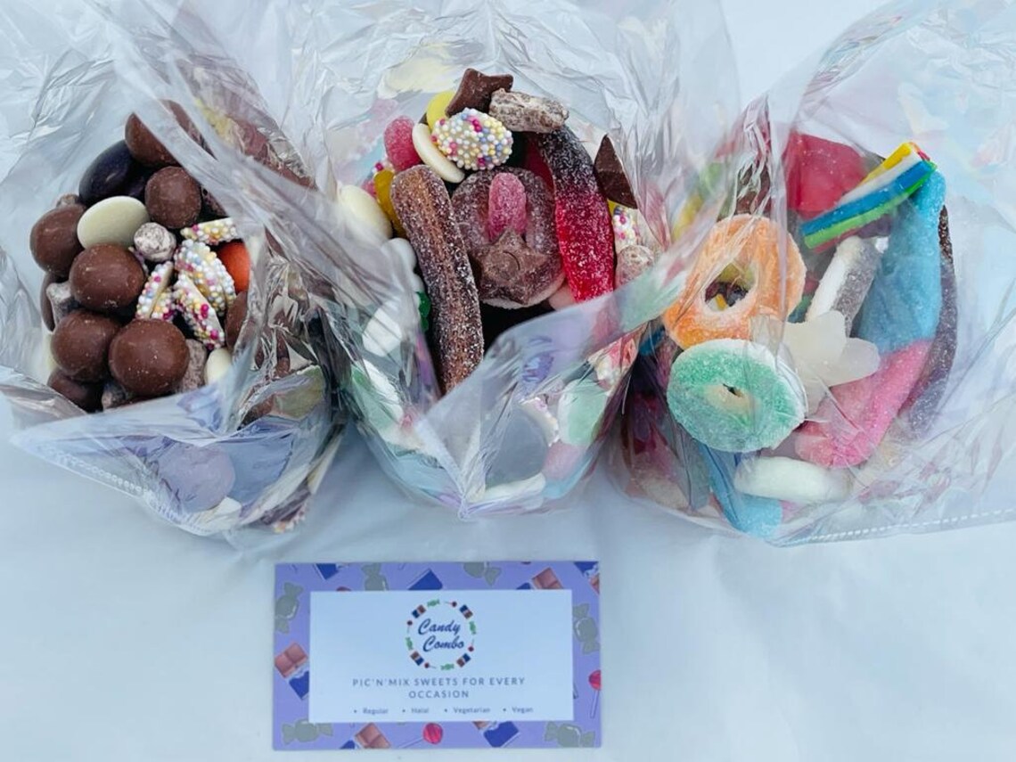 Sweet Bags / Halal Gift / Vegetarian Sweets / Vegan Pick and Etsy