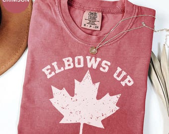Elbows Up Shirt, True North Strong and Free, Canadian Hockey Culture, Proud Canadian Shirt, Canada Not for Sale, Gift for Canadian