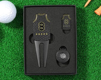 Kobe 8 Golf Divot Tool Ball Marker Set, Basketball Jersey Inspired Accessory