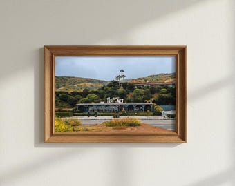 Neptune's Net Malibu Print, Vintage California Coastal Art (Digital Download)