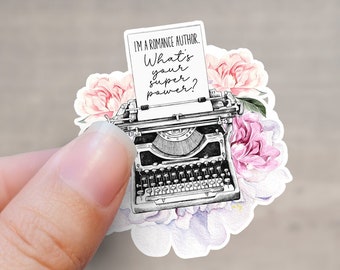 Romance Author Sticker | I'm a Romance Author Sticker | Kindle sticker | Romance Book sticker | Author Sticker