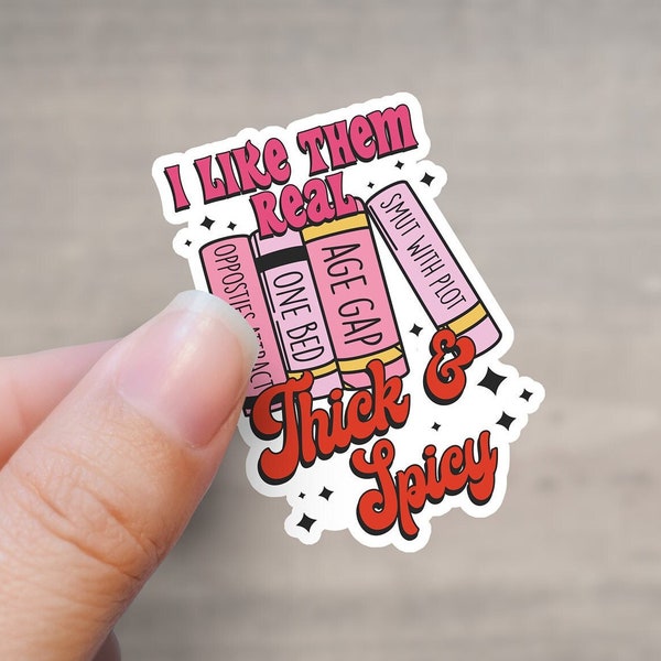 Spicy Book Lover Sticker | Kindle sticker | Book lover sticker | Book nerd sticker | Romance Books sticker | Phone case sticker | Book Lover