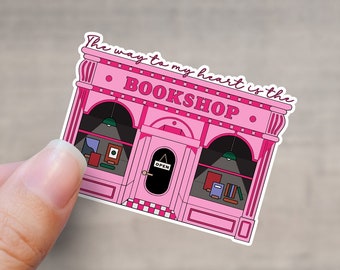 Bookshop Sticker | Book Lover Sticker | Kindle sticker | Book lover sticker | Romance Book sticker | Girl who Loves Books | Reader Sticker
