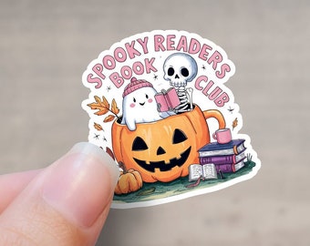 Spooky Reader Book Club Sticker | Paranormal Book Sticker | Spooky Book Sticker | Dark Romance Sticker | Kindle sticker | Book lover sticker