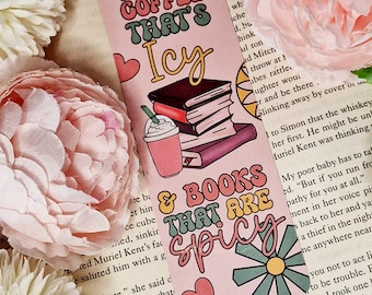 Spicy Books Bookmark | Romance Reader Bookmark | Romance Reader | Cute Bookmark | Bookmark | Smut Lover Book Mark