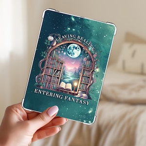 Kindle Cardstock Insert | Kindle Insert | Leaving Reality Kindle Insert | Bookish Accessory | Romantasy Reader Kindle Insert | Kindle Decor