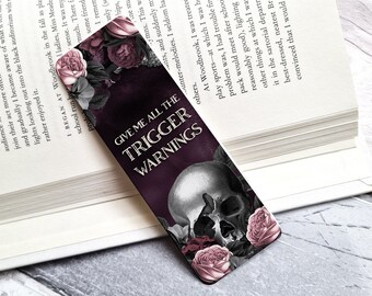Dark Romance Bookmark | Trigger Warnings Bookmark | Romance Reader Bookmark | Romance Reader | Cute Bookmark | Dark Romance Reader