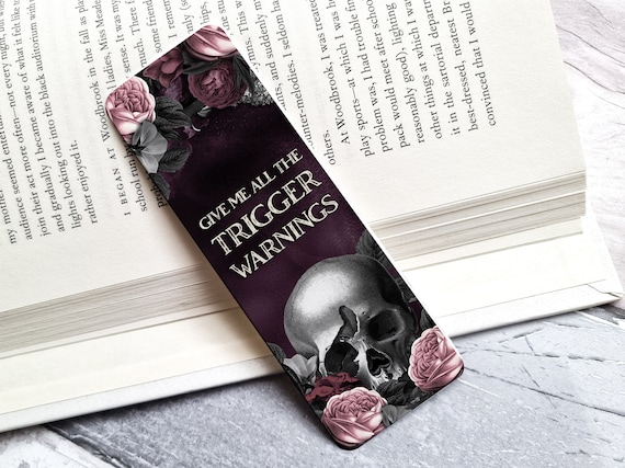 Dark Romance Bookmark | Trigger Warnings Bookmark | Romance Reader Bookmark | Romance Reader | Cute Bookmark | Dark Romance Reader