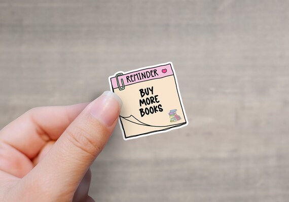 Buy More Books Sticker | Book Boyfriend Sticker | Kindle sticker | Book lover sticker | Romance Books sticker| Smut Reader sticker