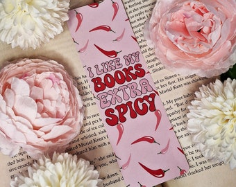 Spicy Books Bookmark | Romance Reader Bookmark | Romance Reader | Cute Bookmark | Bookmark | Smut Lover Book Mark