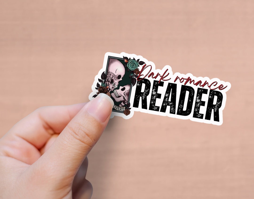 Dark Romance Sticker | Kindle Sticker | Book Lover Sticker | Book Nerd ...