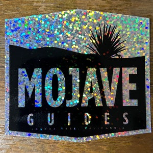 Mojave Guides Glitter Logo Sticker