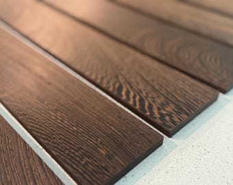 Guitar Fretboard Wooden Blank Wenge Exotic Timber 600x70x10mm