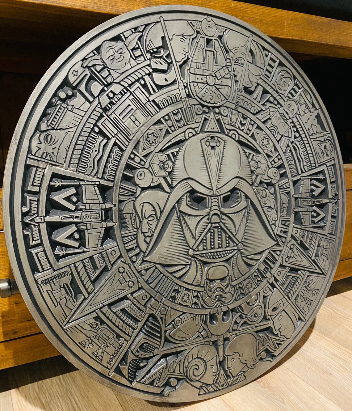 Star Wars Ancient Mayan Style Wall Calendar Etsy