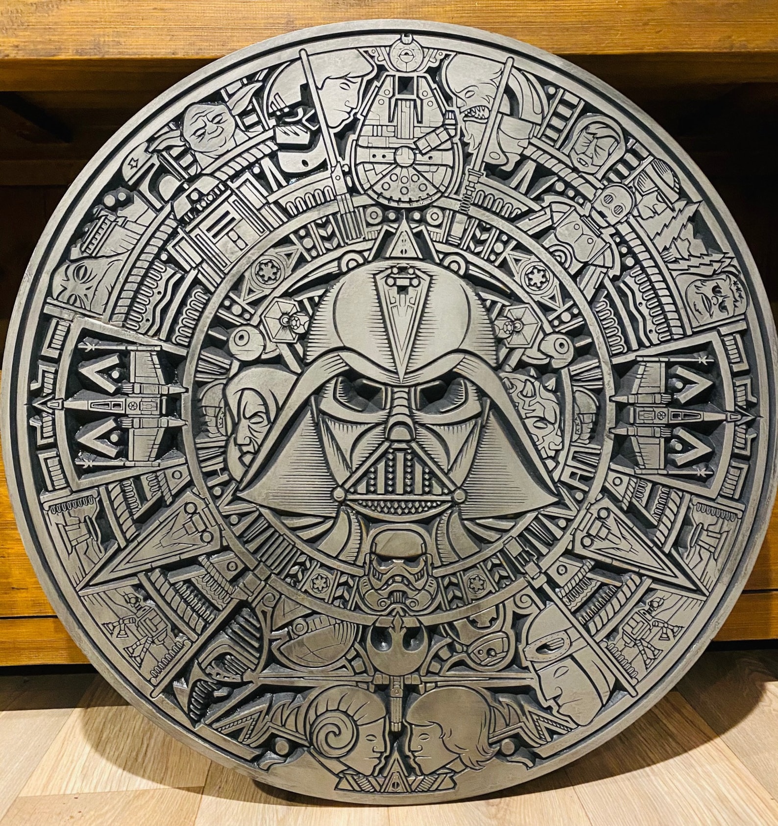 Star Wars Ancient Mayan Style Wall Calendar Etsy
