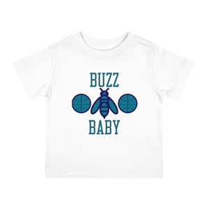 Gear up your little hive enthusiast with our Baby Charlotte Hornets Shirt!