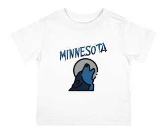 Gear up your little Timberwolves fan with our adorable Baby Minnesota Timberwolves Shirt!