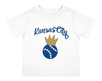 Vesti il tuo piccolo MVP con stile con la nostra maglietta Baby Kansas City Royals!