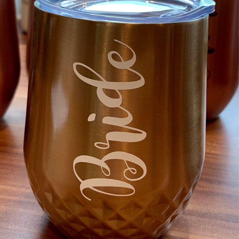 Custom Names Vinyl Decals Personalized Wine Glass Decals Etsy