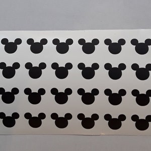 Set of 16 Mickey Mouse vinyl decals ,Disney Vinyl decals