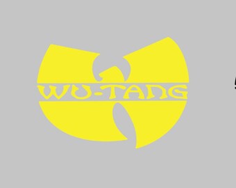 Wu Tang vinyl decals, hip hop replica stickers