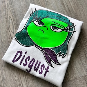 Inside Out Tshirt | Disgust Inside Out | Disgust Tshirt | Inside Out Shirt | Inside Out Movie Tshirt|  Inside Out Character Shirts Costume