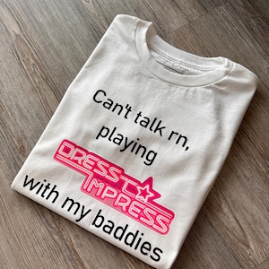 Dress to Impress-T-Shirt | Roblox-T-Shirt-Design | Dress to Impress-Roblox | Geburtstags-T-Shirt | Gaming-Shirt |