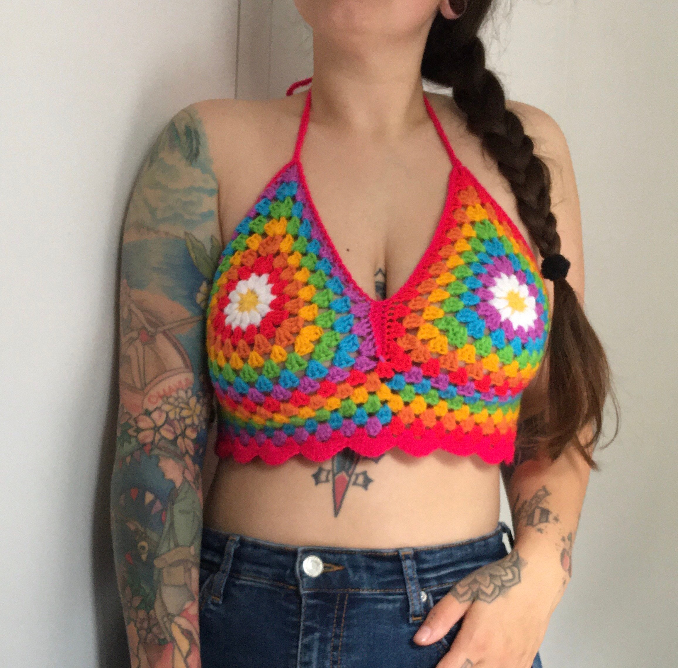 rainbow bralette