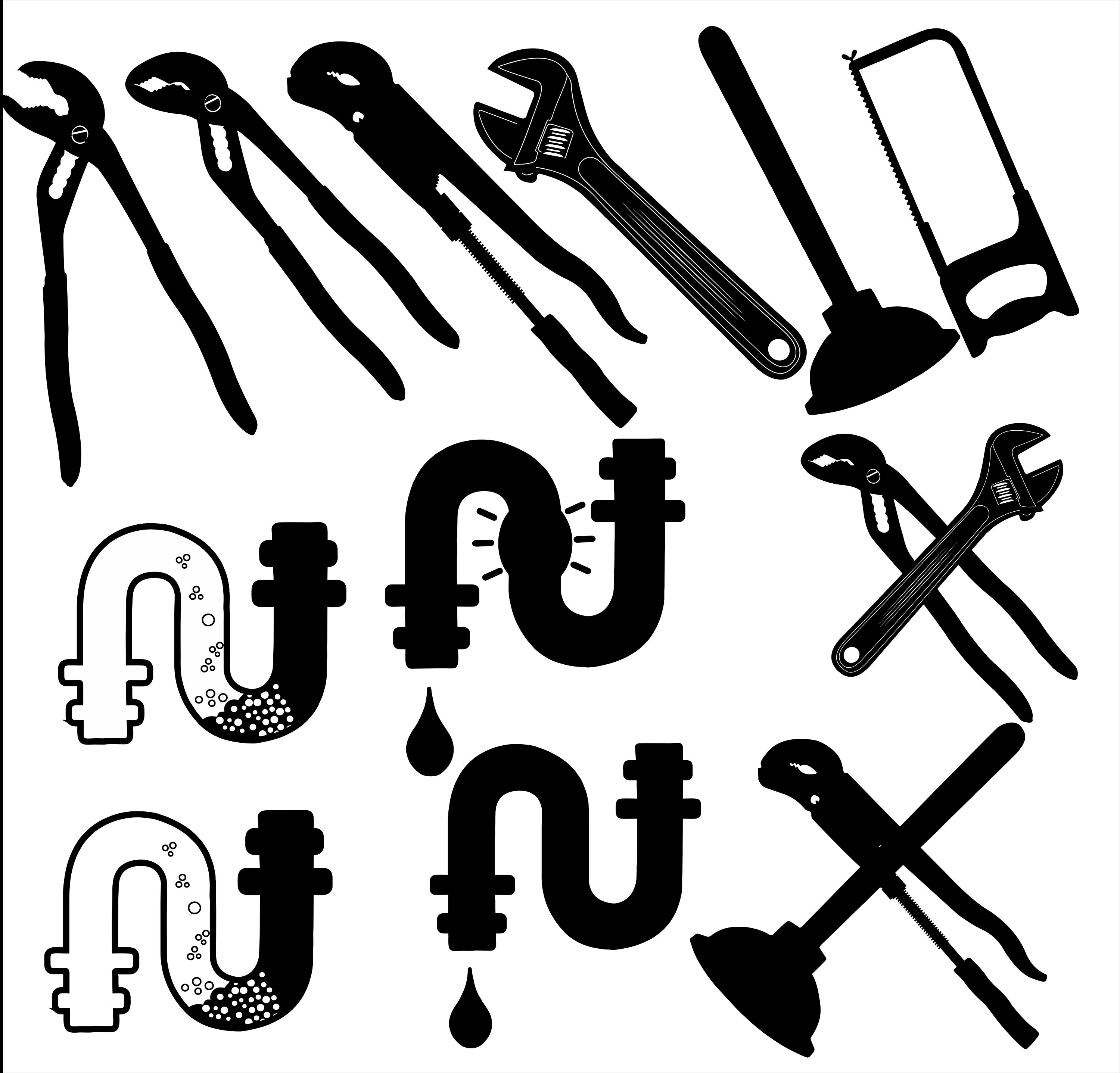 Plumbers Vector File Unique Plumber Artwork as Dxf-svg-png-eps-jpg Illustrations for ...