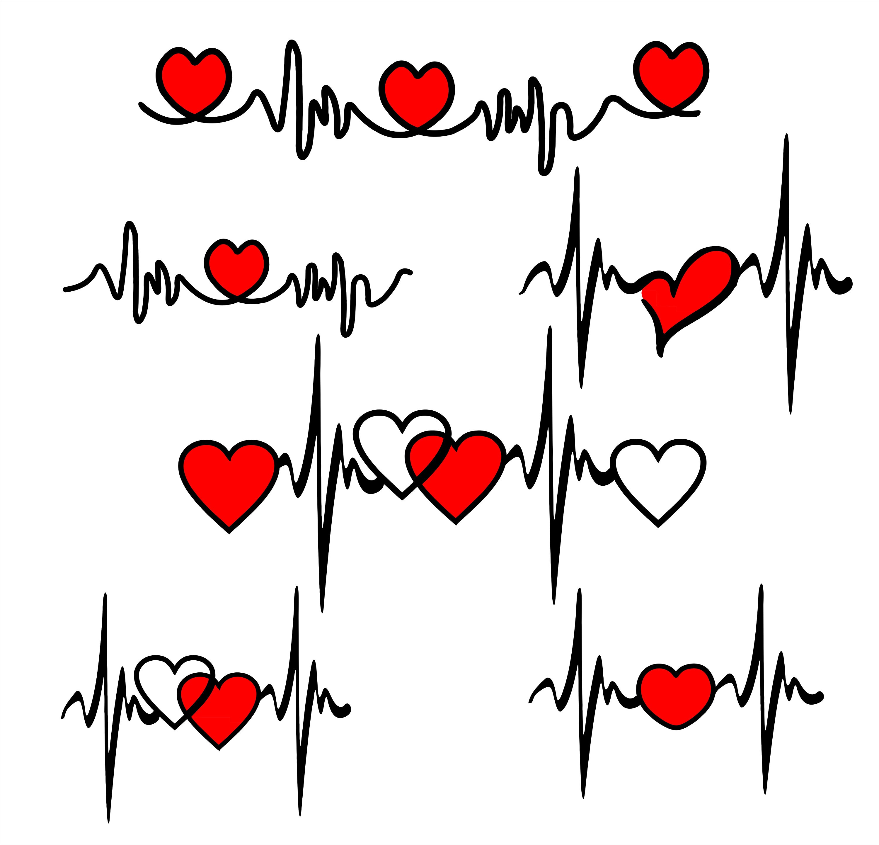 Unique Cardio Artwork as Dxf-svg-png-eps-jpg Illustrations for ...
