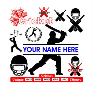Cricket Jersey Clipart Bundle of 10 Colors SVG PNG JPG -  Sweden