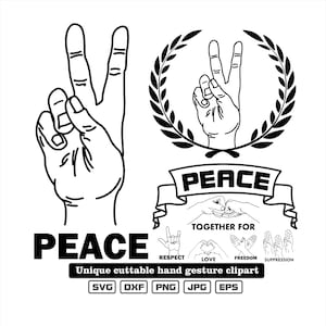 Fichiers clipart et fichiers coupés uniques en leur genre, liberté et respect. En tant qu'illustrations dxf-svg-png-eps-jpg pour gravure, découpe laser, t-shirts, affiches