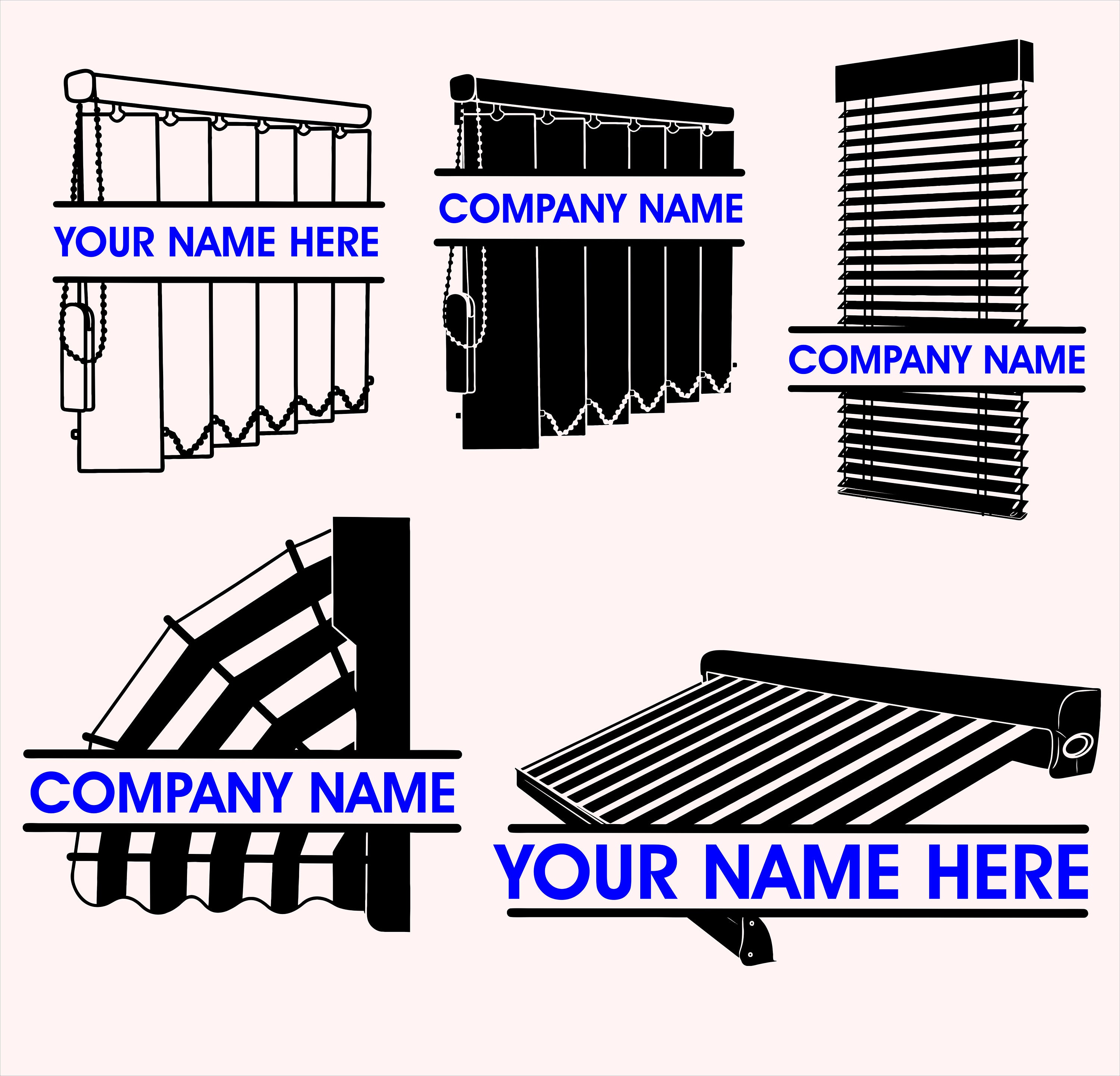 Blinds Curtains Clip Art Dxf Svg Png Eps Jpg for Cutting,shirt Design ...