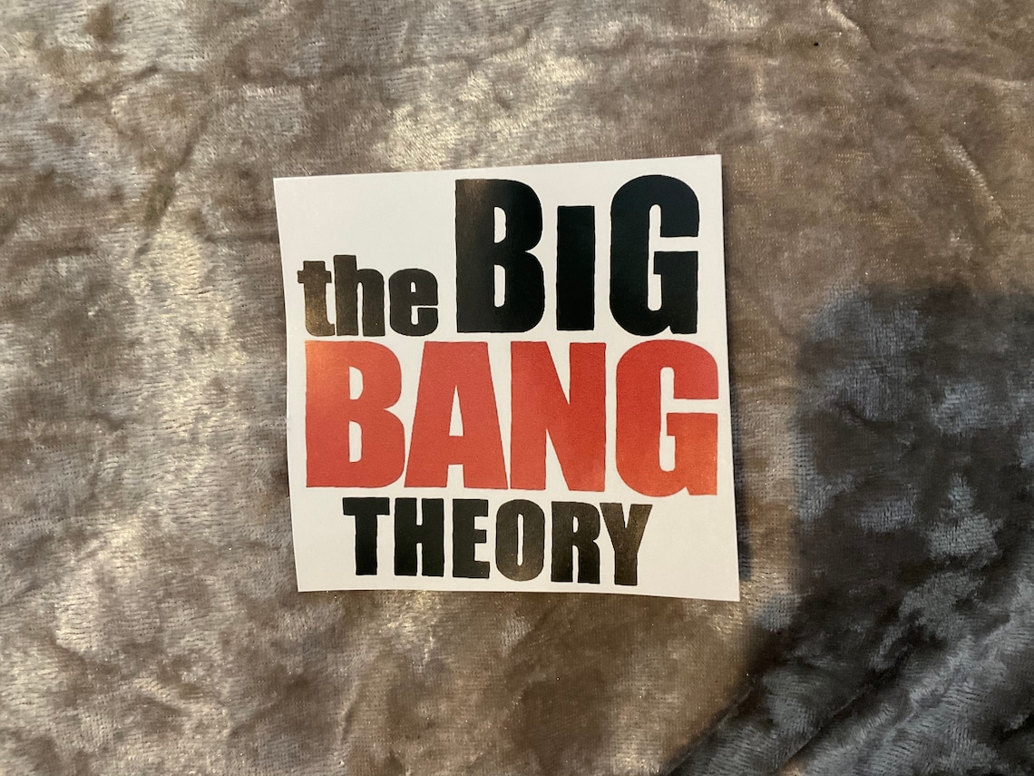 The Big Bang theory stickers Etsy