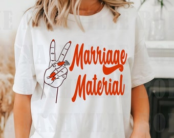 Camiseta de material matrimonial, camiseta de novia, camiseta de compromiso, novia hippie, camiseta de inspiración vintage, camiseta Comfort Colors, camiseta unisex