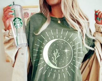 Desert Sun T-shirt, Sun Tee,  Boho Shirt, Celestial, Vintage Inspired Cotton T-shirt, Unisex Tee,Comfort Colors T-shirt, Oversized Tee