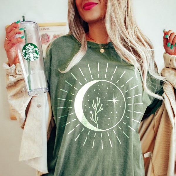 Desert Sun T-shirt, Sun Tee,  Boho Shirt, Celestial, Vintage Inspired Cotton T-shirt, Unisex Tee,Comfort Colors T-shirt, Oversized Tee