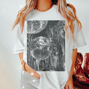 Disco Shirt, Disco Tee, Comfort Colors Shirt, Retro Shirt, Disco Ball Tee, Concert Tee, Party Tee, This Night is Sparkling, Tour Tee