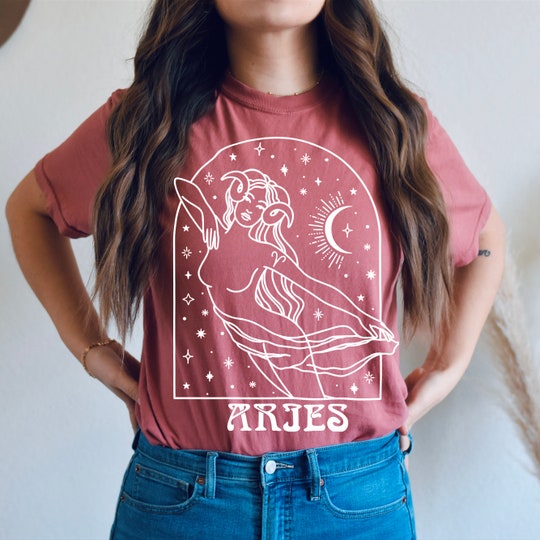 Disover Aries Zodiac Tee