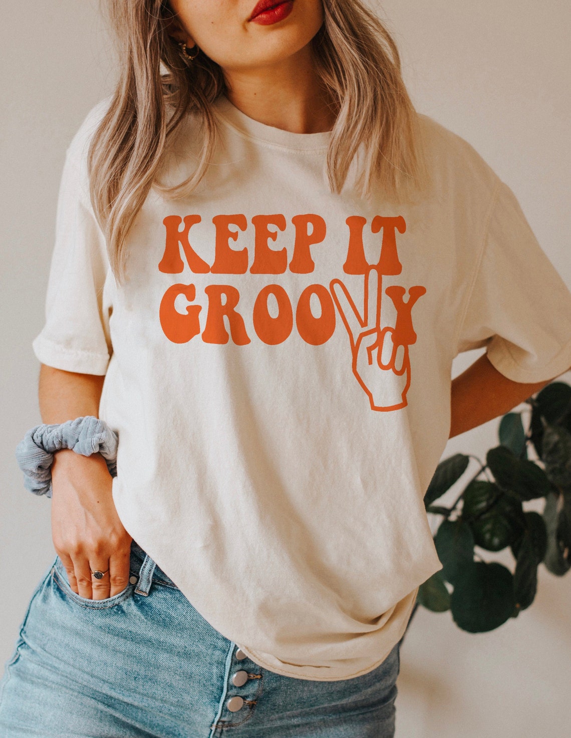 Keep It Groovy Tee Keep It Groovy T-shirt Hippie Tee Vintage - Etsy