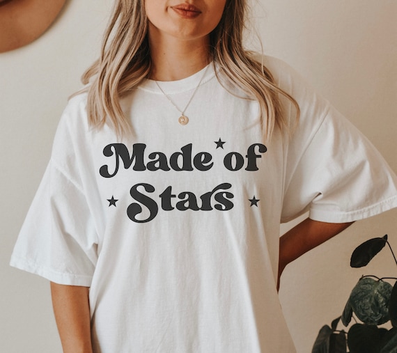 verbannen ui Bont Gemaakt van sterren T-shirt gemaakt van sterren Tee Cosmic - Etsy Nederland