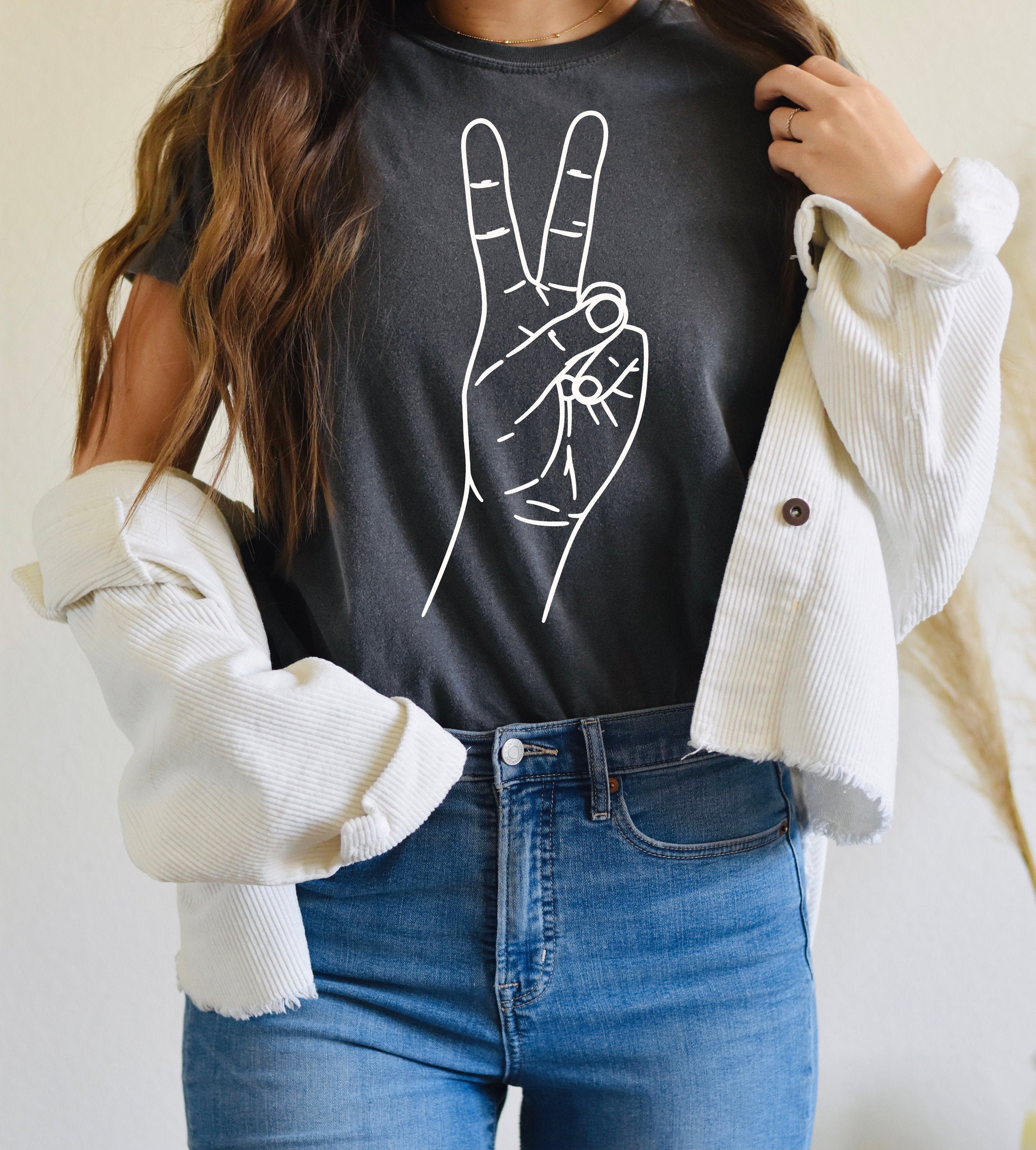 60's Peace Sign Shirt main image 1