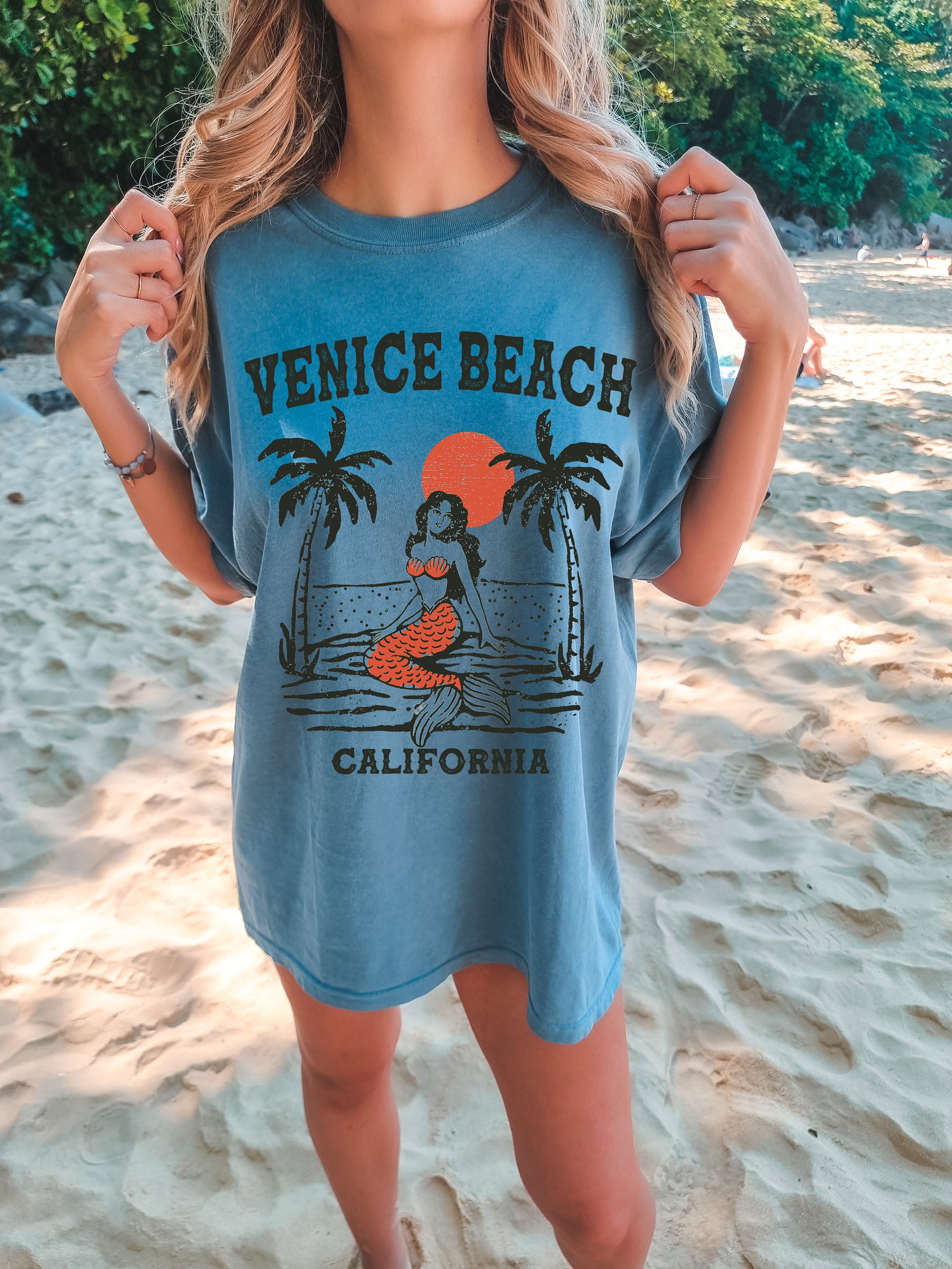 Venice Beach Tee, California Graphic Tee, California T-shirt, Boho Tee,  Vintage Inspired Cotton T-shirt, Unisex Tee, Comfort Colors Tee - Etsy